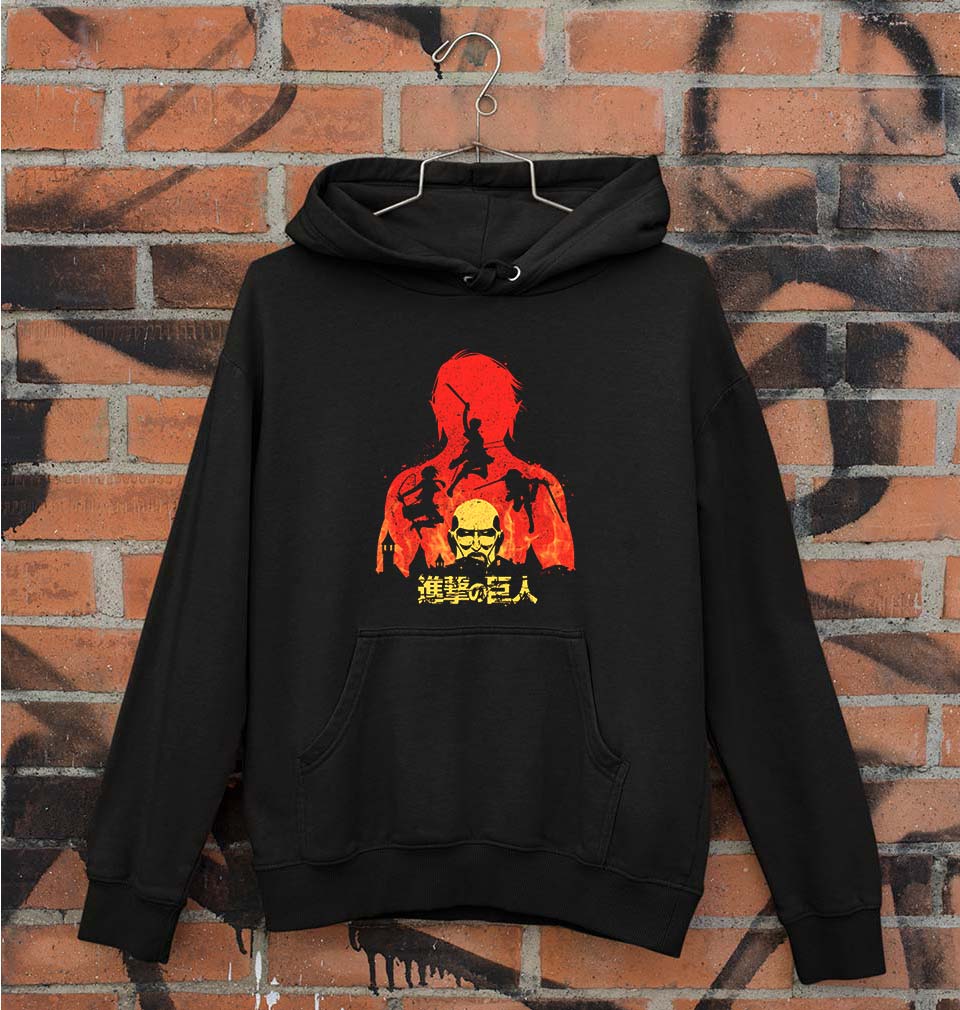 Attack on Titan Unisex Hoodie for Men/Women-Black-Ektarfa.online