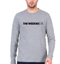 Load image into Gallery viewer, The Weeknd Full Sleeves T-Shirt for Men-Grey Melange-Ektarfa.online
