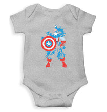 Load image into Gallery viewer, Captain Splash Kids Romper For Baby Boy/Girl-0-5 Months(18 Inches)-Grey-Ektarfa.online
