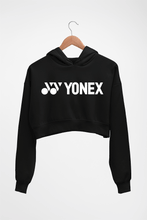 Load image into Gallery viewer, Yonex Crop HOODIE FOR WOMEN-Black-Ektarfa.online
