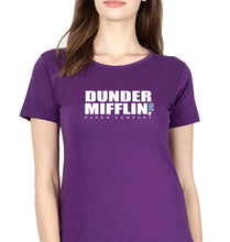 Load image into Gallery viewer, Dunder Mifflin T-Shirt for Women-Purple-Ektarfa.online
