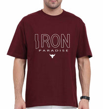 Load image into Gallery viewer, Iron Paradise Oversized T-Shirt for Men-Maroon-Ektarfa.online
