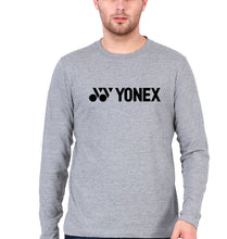 Load image into Gallery viewer, Yonex Full Sleeves T-Shirt for Men-Grey Melange-Ektarfa.online

