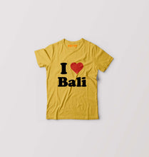 Load image into Gallery viewer, I Love Bali Kids T-Shirt for Boy/Girl-Golden Yellow-Ektarfa.online
