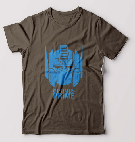 Optimus Prime T-Shirt for Men-Olive Green-Ektarfa.online