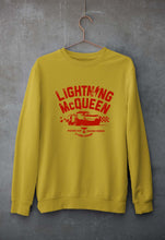 Load image into Gallery viewer, Lightning McQueen Unisex Sweatshirt for Men/Women-Mustard Yellow-Ektarfa.online

