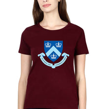 Load image into Gallery viewer, Columbia University T-Shirt for Women-Maroon-Ektarfa.online
