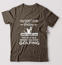 Load image into Gallery viewer, Golf T-Shirt for Men-Olive Green-Ektarfa.online

