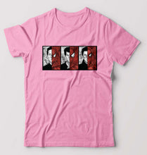 Load image into Gallery viewer, Spiderman Superhero T-Shirt for Men-Light Baby Pink-Ektarfa.online
