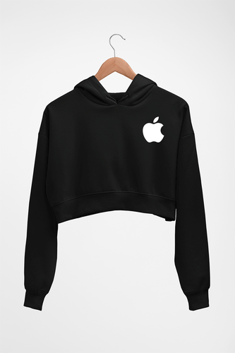 Apple Crop HOODIE FOR WOMEN-Black-Ektarfa.online
