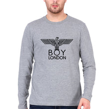 Load image into Gallery viewer, Fake Boy London Full Sleeves T-Shirt for Men-Grey Melange-Ektarfa.online
