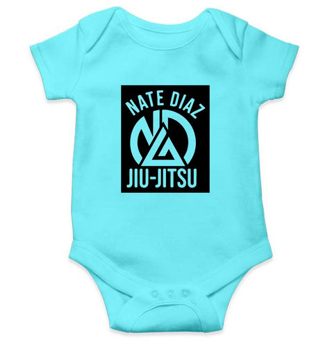 Nate Diaz UFC Kids Romper For Baby Boy/Girl-Sky Blue-Ektarfa.online