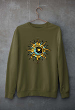 Load image into Gallery viewer, Psychedelic Chakra Unisex Sweatshirt for Men/Women-Olive Green-Ektarfa.online
