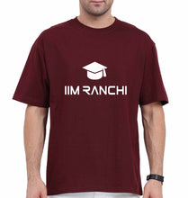 Load image into Gallery viewer, IIM Ranchi Oversized T-Shirt for Men-Maroon-Ektarfa.online
