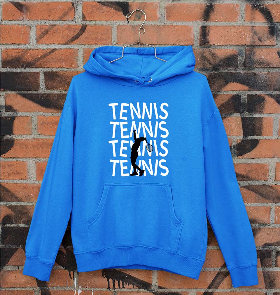Tennis Unisex Hoodie for Men/Women-Royal Blue-Ektarfa.online