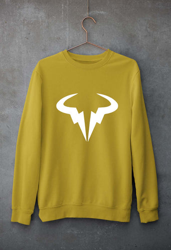 Rafael Nadal (RAFA) Unisex Sweatshirt for Men/Women-Mustard Yellow-Ektarfa.online