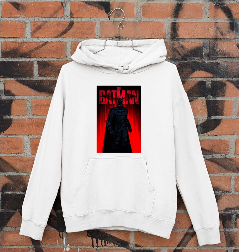 Batman Superhero Unisex Hoodie for Men/Women-White-Ektarfa.online