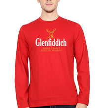 Load image into Gallery viewer, Glenfiddich Full Sleeves T-Shirt for Men-Red-Ektarfa.online

