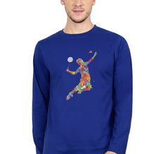 Load image into Gallery viewer, Badminton Full Sleeves T-Shirt for Men-Royal Blue-Ektarfa.online
