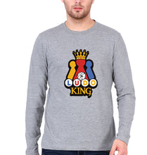 Load image into Gallery viewer, Ludo King Full Sleeves T-Shirt for Men-Grey Melange-Ektarfa.online
