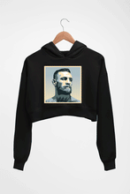 Load image into Gallery viewer, Conor McGregor UFC MMA Crop HOODIE FOR WOMEN-Black-Ektarfa.online

