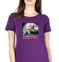 Load image into Gallery viewer, Yogeshwar Dutt T-Shirt for Women-Purple-Ektarfa.online
