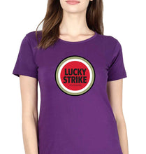 Load image into Gallery viewer, Lucky Strike T-Shirt for Women-Purple-Ektarfa.online
