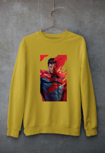 Load image into Gallery viewer, Superman Superhero Unisex Sweatshirt for Men/Women-Mustard Yellow-Ektarfa.online
