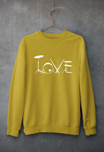 Load image into Gallery viewer, Love Drum Unisex Sweatshirt for Men/Women-Mustard Yellow-Ektarfa.online
