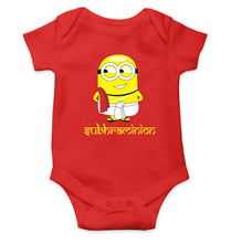 Load image into Gallery viewer, Minion Subhraminion Kids Romper For Baby Boy/Girl-0-5 Months(18 Inches)-RED-Ektarfa.online
