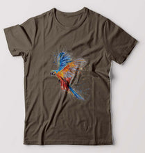 Load image into Gallery viewer, Parrot T-Shirt for Men-Olive Green-Ektarfa.online
