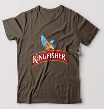 Load image into Gallery viewer, Kingfisher T-Shirt for Men-Olive Green-Ektarfa.online

