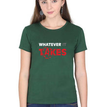 Load image into Gallery viewer, Avengers Whatever it Takes T-Shirt for Women-Dark Green-Ektarfa.online
