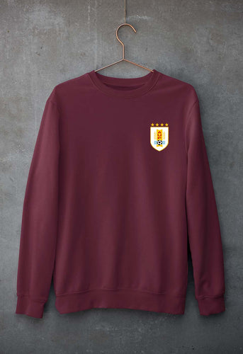 Uruguay Football Unisex Sweatshirt for Men/Women-Maroon-Ektarfa.online
