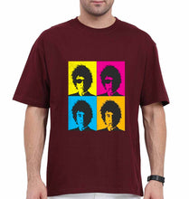 Load image into Gallery viewer, Bob Dylan Oversized T-Shirt for Men-Maroon-Ektarfa.online
