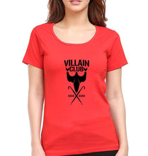 Load image into Gallery viewer, Villain Club T-Shirt for Women-Red-Ektarfa.online
