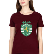 Load image into Gallery viewer, Sporting T-Shirt for Women-Maroon-Ektarfa.online
