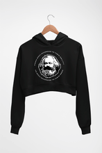 Load image into Gallery viewer, Karl Marx Crop HOODIE FOR WOMEN-Black-Ektarfa.online
