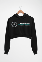 Load image into Gallery viewer, Mercedes AMG Petronas F1 Crop HOODIE FOR WOMEN
