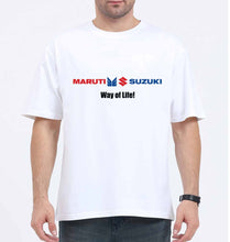 Load image into Gallery viewer, Maruti Suzuki Oversized T-Shirt for Men-White-Ektarfa.online
