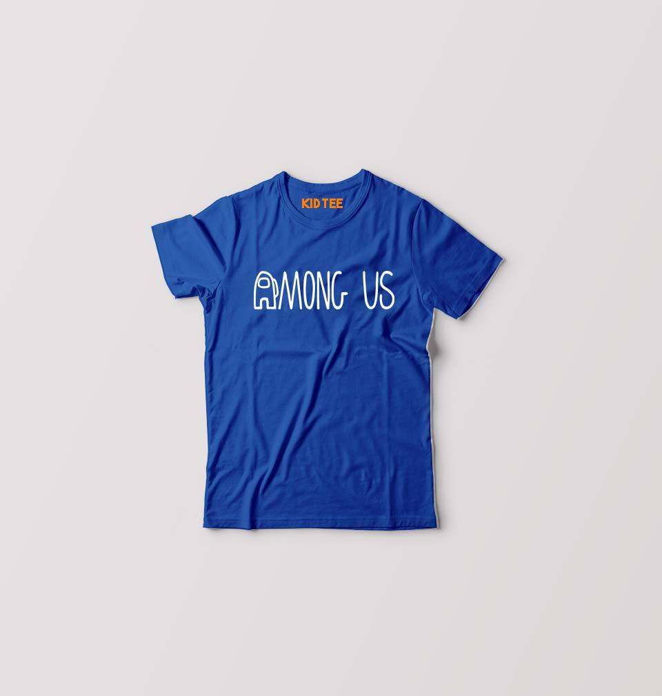Among Us Kids T-Shirt for Boy/Girl-Royal Blue-Ektarfa.online