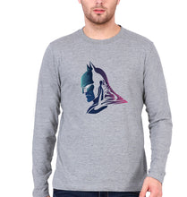 Load image into Gallery viewer, Batman Superhero Full Sleeves T-Shirt for Men-Grey Melange-Ektarfa.online
