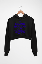 Load image into Gallery viewer, Erling Haaland Crop HOODIE FOR WOMEN-Black-Ektarfa.online
