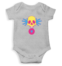 Load image into Gallery viewer, Cartoon Skull Kids Romper For Baby Boy/Girl-0-5 Months(18 Inches)-Grey-Ektarfa.online
