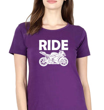 Load image into Gallery viewer, Ride Superbike T-Shirt for Women-Purple-Ektarfa.online
