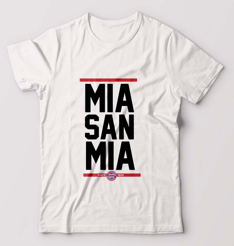 Bayern Munich T-Shirt for Men-White-Ektarfa.online