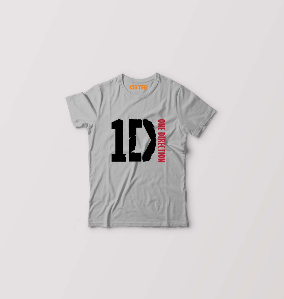 One Direction Kids T-Shirt for Boy/Girl-Grey-Ektarfa.online