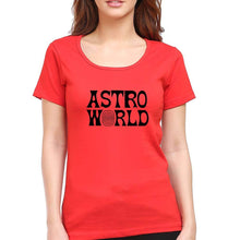 Load image into Gallery viewer, Astroworld Travis Scott T-Shirt for Women-Red-Ektarfa.online
