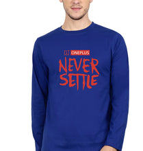 Load image into Gallery viewer, OnePlus Full Sleeves T-Shirt for Men-Royal Blue-Ektarfa.online
