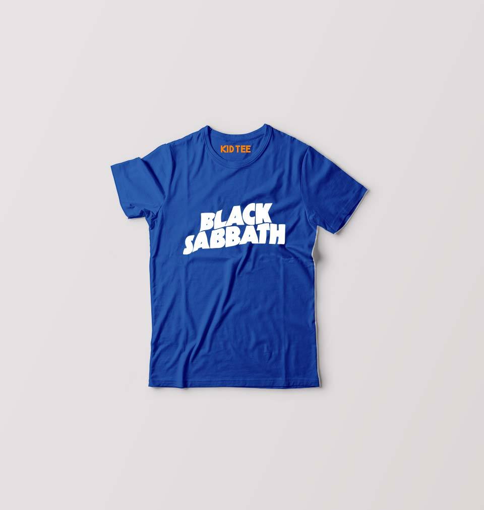 Black Sabbath Kids T-Shirt for Boy/Girl-Royal Blue-Ektarfa.online